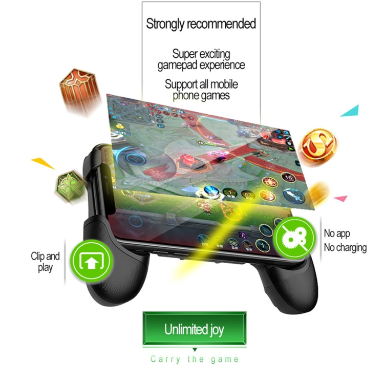 RKGAME 6th Stand Gamepad Game Controller for 4.0-5.7 inch Android & iOS Phone(White) RKGAME 6th Stand Gamepad Game Controller for 4.0-5.7 inch Android & iOS Phone(White)