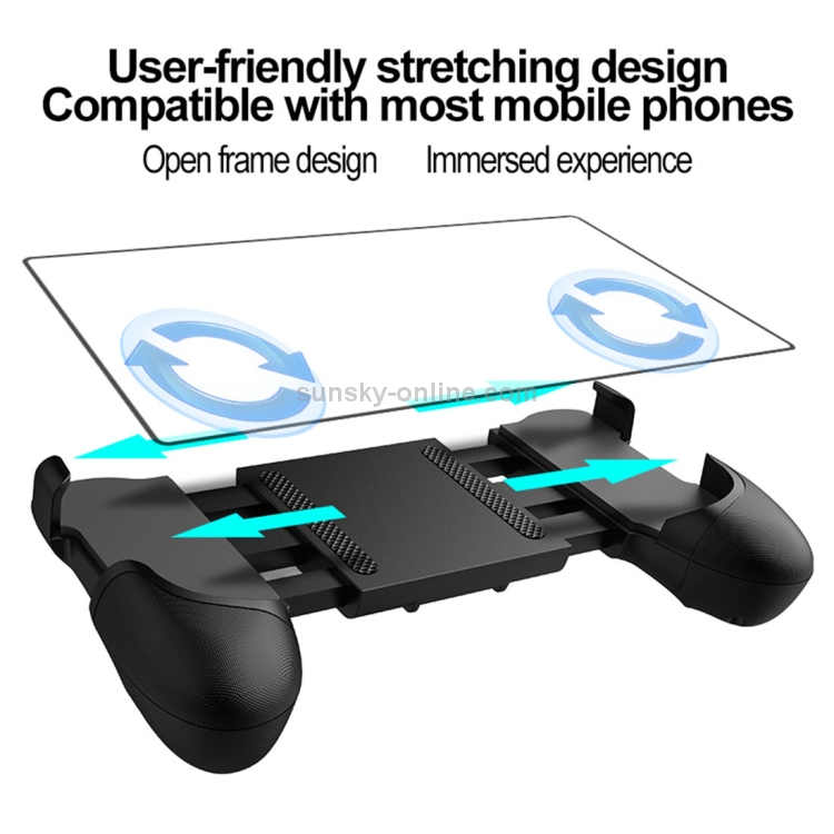 RKGAME 6th Stand Gamepad Game Controller for 4.0-5.7 inch Android & iOS Phone(White) RKGAME 6th Stand Gamepad Game Controller for 4.0-5.7 inch Android & iOS Phone(White)