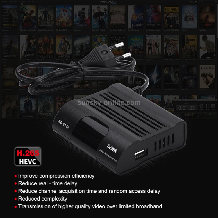 HD99T2 HD Digital TV Box with Remote Control, Montage, MT2203 Dual