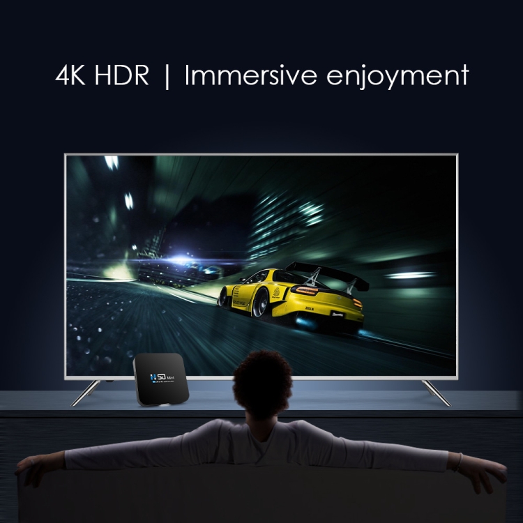 H50 Mini 4K Smart Network TV Box, Android 10.0, RK3318 Quad Core, 2GB+8GB, enchufe AU - B2