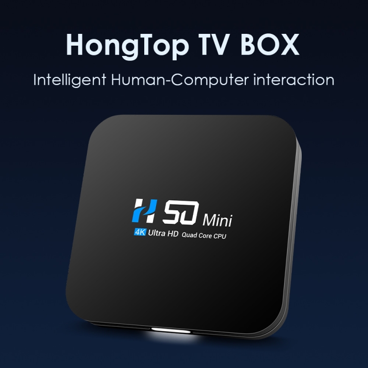 H50 Mini 4K Smart Network TV Box, Android 10.0, RK3318 Quad Core, 2GB+32GB, enchufe AU - B1