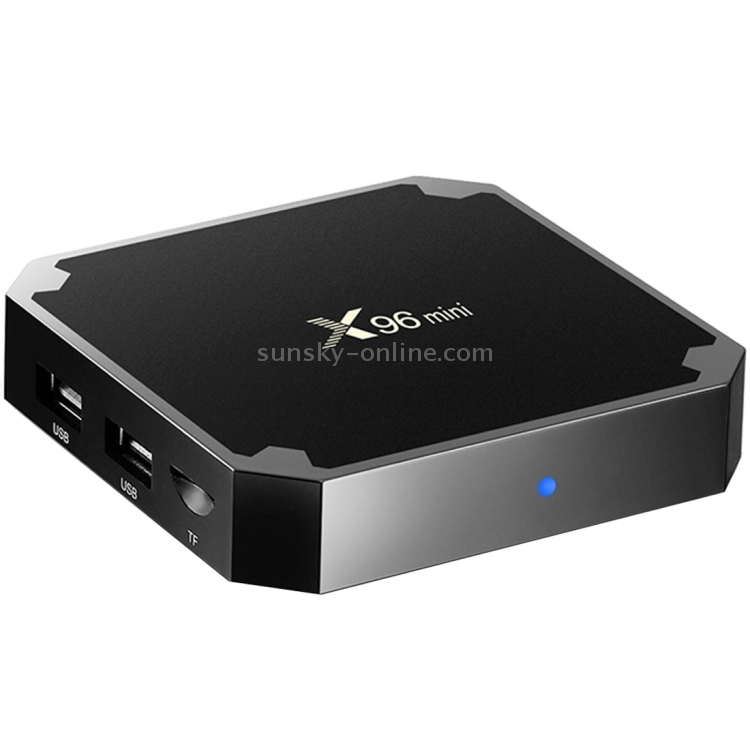X96 Mini 4K * 2K UHD Salida TV SMART TV Player con control remoto sin montaje en pared, Android 7.1.2 AMLOGIC S905W Brazo de cuádruple Cortex A53 2GHz, RAM: 1GB, ROM: 8GB, Soporta WiFi, HDMI, TF (Negro) - 1