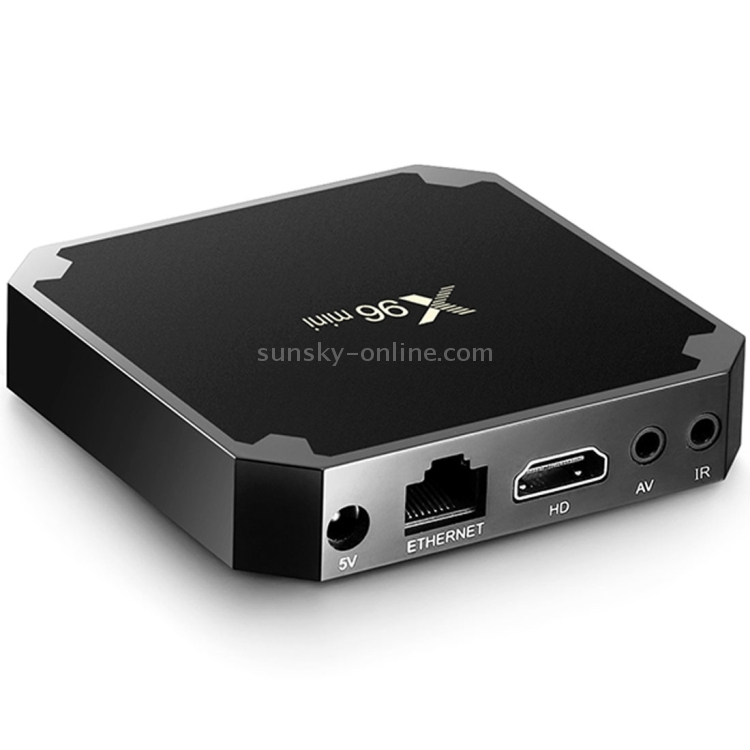 X96 Mini 4K * 2K UHD Salida TV SMART TV Player con control remoto sin montaje en pared, Android 7.1.2 AMLOGIC S905W Brazo de cuádruple Cortex A53 2GHz, RAM: 1GB, ROM: 8GB, Soporta WiFi, HDMI, TF (Negro) - 2