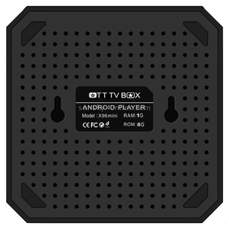 X96 Mini 4K * 2K UHD Salida TV SMART TV Player con control remoto sin montaje en pared, Android 7.1.2 AMLOGIC S905W Brazo de cuádruple Cortex A53 2GHz, RAM: 1GB, ROM: 8GB, Soporta WiFi, HDMI, TF (Negro) - 5