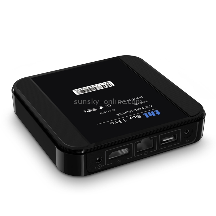 THL BOX 1 Pro Ultra HD 4K Smart TV BOX com controle remoto, Android 7.1 ...