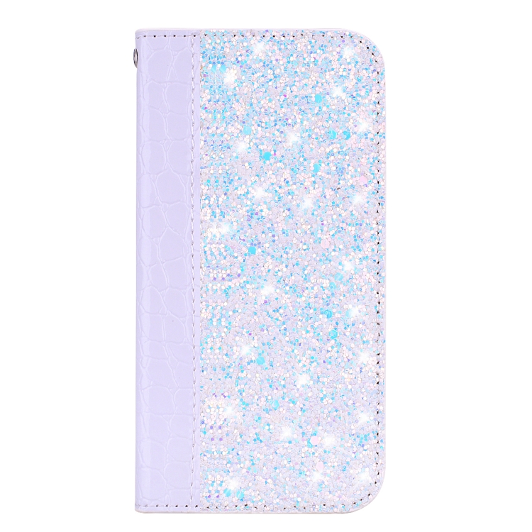 Crocodile Texture Glitter Powder Horizontal Flip Leather Case with Card Slots & Holder for iPhone 11(White) Crocodile Texture Glitter Powder Horizontal Flip Leather Case with Card Slots & Holder for iPhone 11(White)