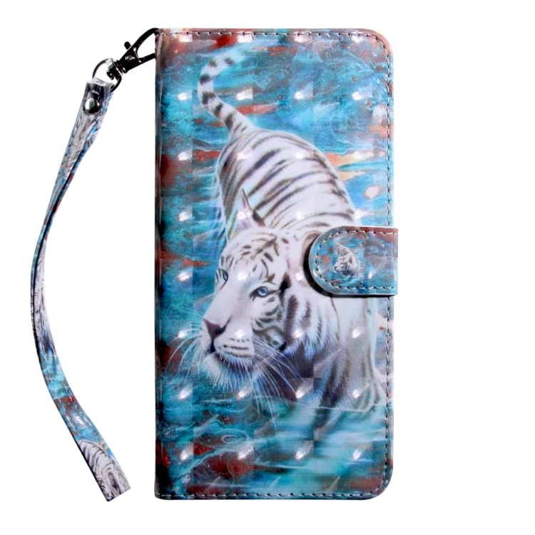 3D Painting Pattern Coloured Drawing Horizontal Flip TPU + PU Leather Case with Holder & Card Slots & Wallet For Galaxy J8 2018(Tiger) 3D Painting Pattern Coloured Drawing Horizontal Flip TPU + PU Leather Case with Holder & Card Slots & Wallet For Galaxy J8 2018(Tiger)