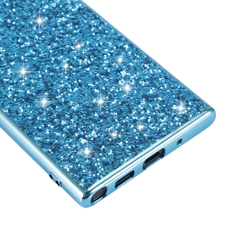 Plating Glittery Powder Shockproof TPU Case For Galaxy Note 10+(Gold) Plating Glittery Powder Shockproof TPU Case For Galaxy Note 10+(Gold)