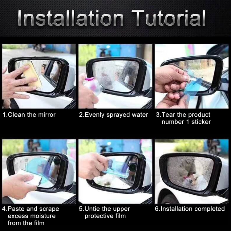 For Mazda Mazda6 2013 2018 Car PET Rearview Mirror Protective