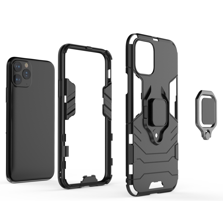 Panther PC + TPU Shockproof Protective Case with Magnetic Ring Holder for iPhone 11 Pro(Red) Panther PC + TPU Shockproof Protective Case with Magnetic Ring Holder for iPhone 11 Pro(Red)