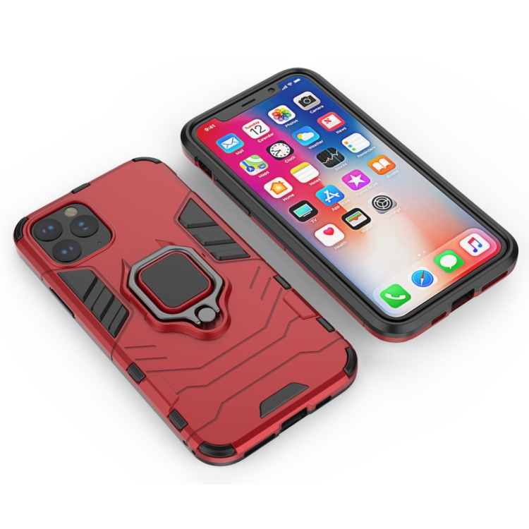 Panther PC + TPU Shockproof Protective Case with Magnetic Ring Holder for iPhone 11 Pro(Red) Panther PC + TPU Shockproof Protective Case with Magnetic Ring Holder for iPhone 11 Pro(Red)