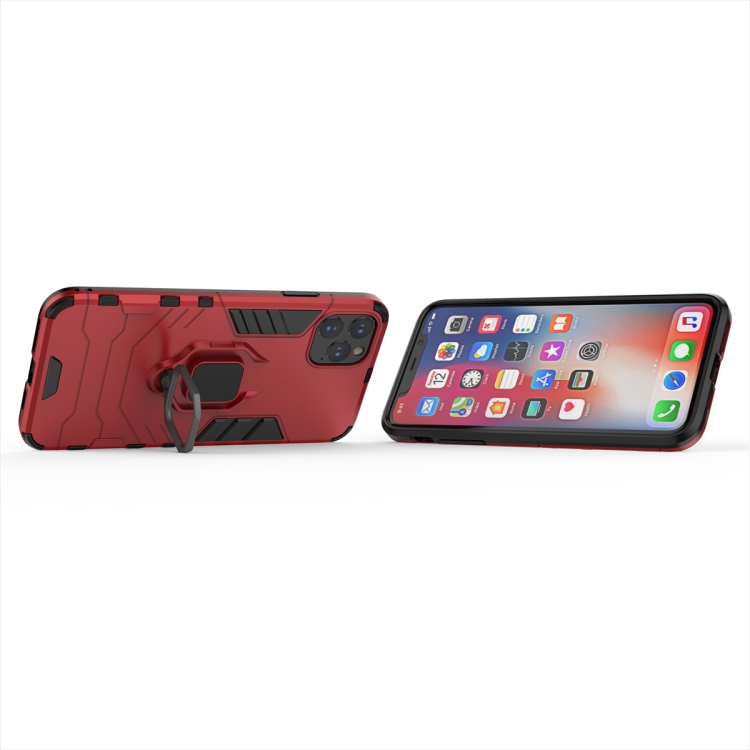 Panther PC + TPU Shockproof Protective Case with Magnetic Ring Holder for iPhone 11 Pro Max(Red) Panther PC + TPU Shockproof Protective Case with Magnetic Ring Holder for iPhone 11 Pro Max(Red)