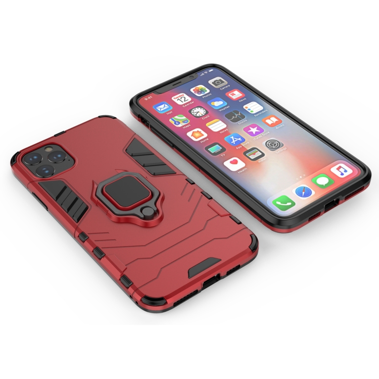 Panther PC + TPU Shockproof Protective Case with Magnetic Ring Holder for iPhone 11 Pro Max(Red) Panther PC + TPU Shockproof Protective Case with Magnetic Ring Holder for iPhone 11 Pro Max(Red)