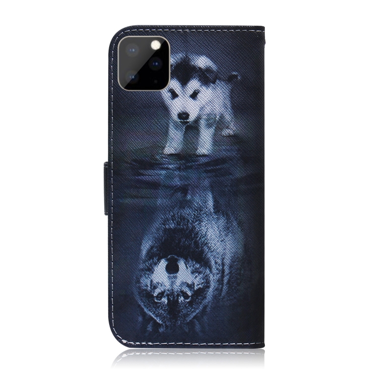 For iPhone 11 Pro Max 3D Colored Drawing Horizontal Flip Leather Case, with Holder & Card Slot & Wallet (Wolf and Dog) For iPhone 11 Pro Max 3D Colored Drawing Horizontal Flip Leather Case, with Holder & Card Slot & Wallet (Wolf and Dog)