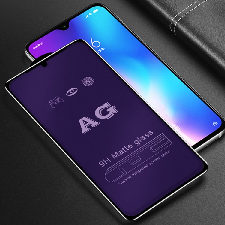 For iPhone XS Max 25pcs AG Matte Anti Blue Light Full Cover Tempered Glass Film