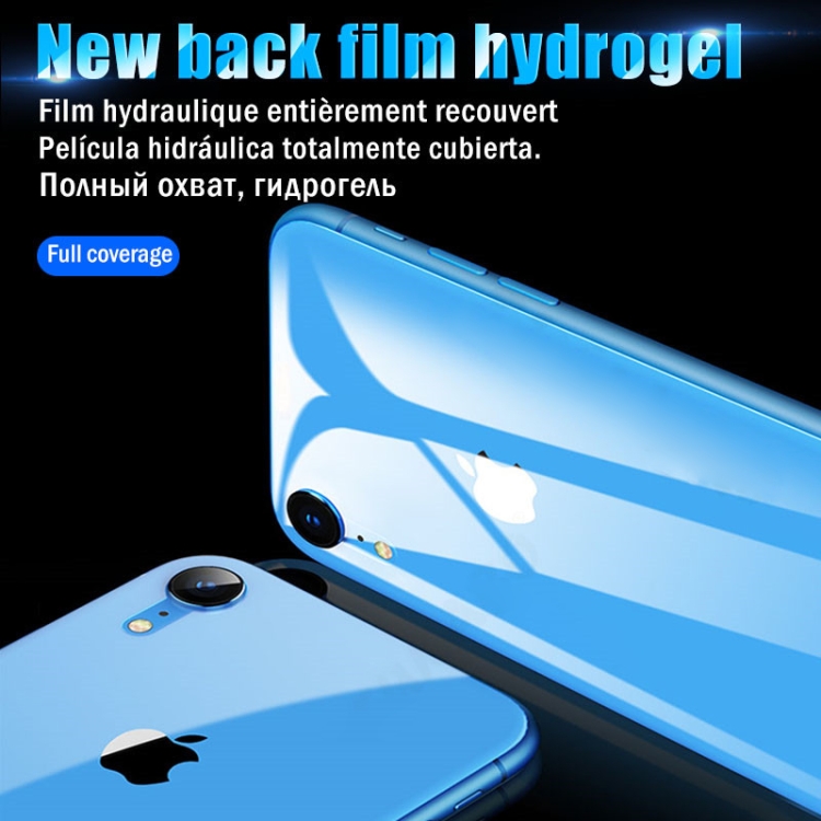 Soft Hydrogel Film Full Cover Back Protector for iPhone SE 2020 / 8 / 7 Soft Hydrogel Film Full Cover Back Protector for iPhone SE 2020 / 8 / 7