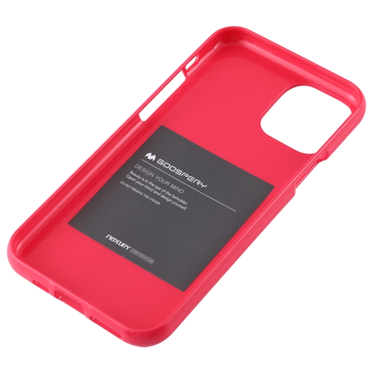 GOOSPERY JELLY TPU Shockproof and Scratch Case for iPhone 11 Pro Max(Rose Red) GOOSPERY JELLY TPU Shockproof and Scratch Case for iPhone 11 Pro Max(Rose Red)