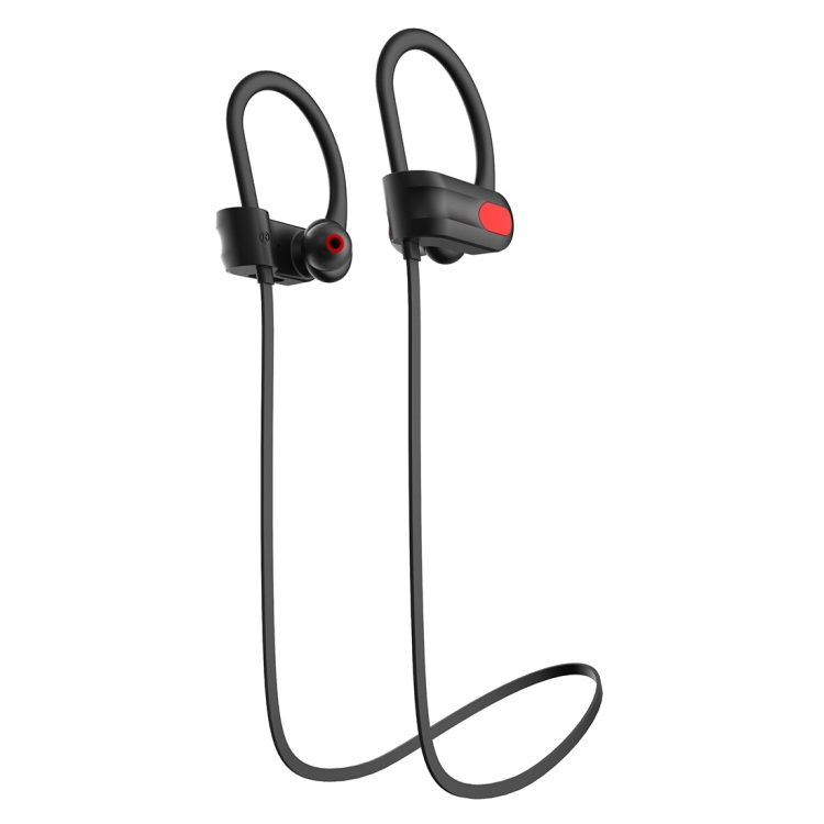 A6 Bluetooth 4.1 Stereo Sports Bluetooth Earphone with Red Oval Button, Support Voice Dialing & IOS Battery Display & Smart Voice Prompt & Call A6 Bluetooth 4.1 Stereo Sports Bluetooth Earphone with Red Oval Button, Support Voice Dialing & IOS Battery Display & Smart Voice Prompt & Call