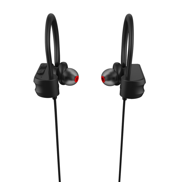 A6 Bluetooth 4.1 Stereo Sports Bluetooth Earphone with Red Oval Button, Support Voice Dialing & IOS Battery Display & Smart Voice Prompt & Call A6 Bluetooth 4.1 Stereo Sports Bluetooth Earphone with Red Oval Button, Support Voice Dialing & IOS Battery Display & Smart Voice Prompt & Call