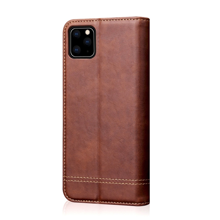 For iPhone 11 Pro Max Casual Style Retro Crazy Horse Texture Horizontal Flip Leather Case with Card Slots & Holder & Wallet (Dark Brown) For iPhone 11 Pro Max Casual Style Retro Crazy Horse Texture Horizontal Flip Leather Case with Card Slots & Holder & Wallet (Dark Brown)