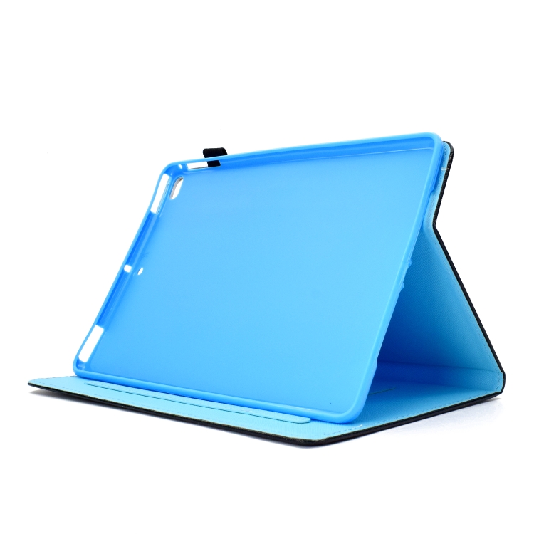 For iPad 5 / 6 Colored Drawing Stitching Horizontal Flip Leather Case, with Holder & Card Slots & Sleep / Wake-up function(Golden Butterfly) For iPad 5 / 6 Colored Drawing Stitching Horizontal Flip Leather Case, with Holder & Card Slots & Sleep / Wake-up function(Golden Butterfly)