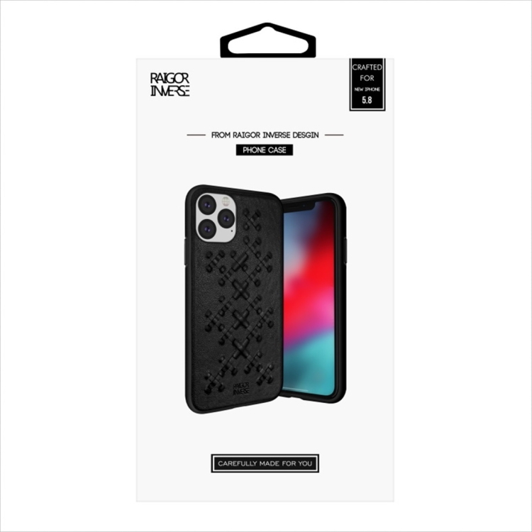 For iPhone 11 RAIGOR INVERSE WEAVE Series PU+TPU+PC Solid Color Protective Case(Red) For iPhone 11 RAIGOR INVERSE WEAVE Series PU+TPU+PC Solid Color Protective Case(Red)