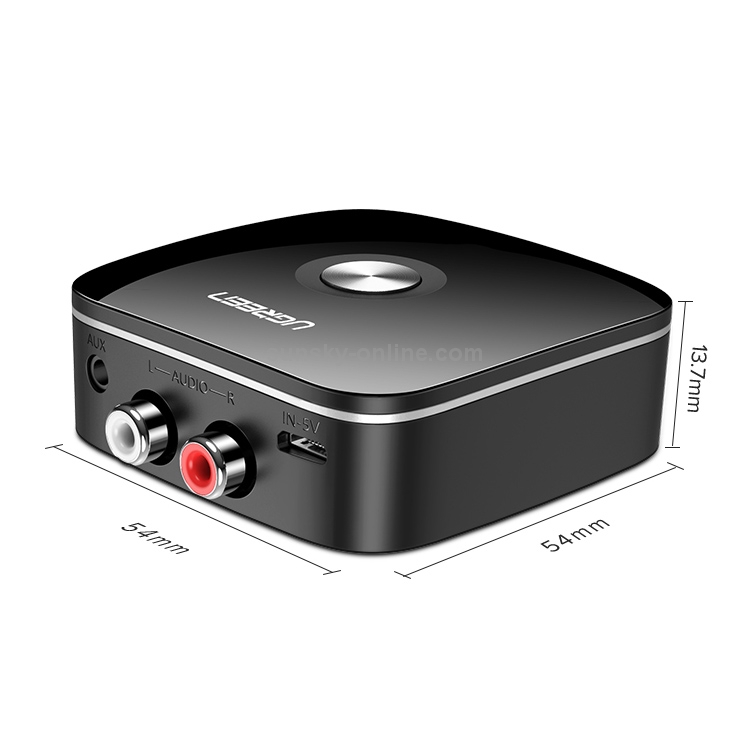 UGREEN CM106 3.5mm AUX + 2 RCA Interface Bluetooth 4.2 Wireless Bluetooth Receiver, Support APTX UGREEN CM106 3.5mm AUX + 2 RCA Interface Bluetooth 4.2 Wireless Bluetooth Receiver, Support APTX