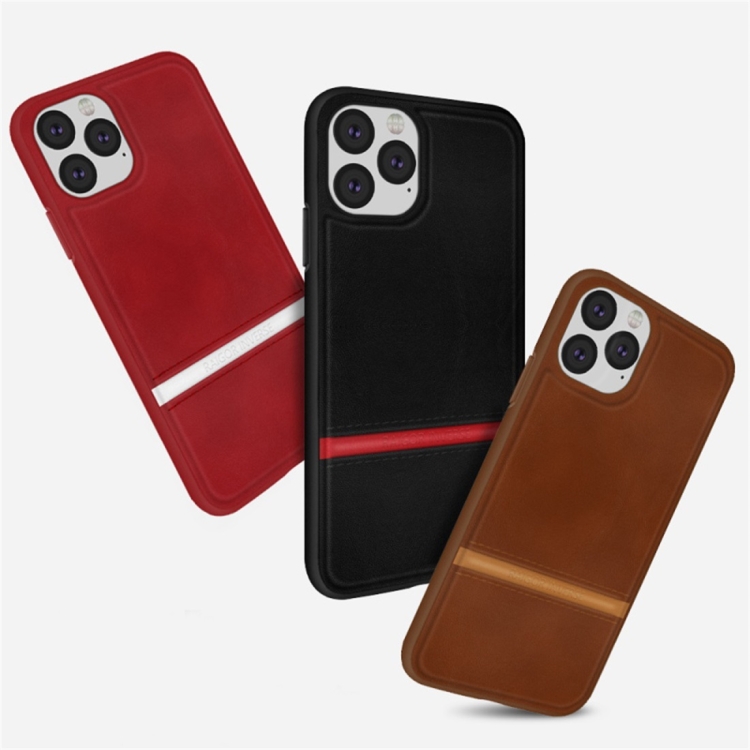 For iPhone 11 Pro Max (6.5 inch) RAIGOR INVERSE CHRIS Series PU Splicing Stitch Protective Case(Black) For iPhone 11 Pro Max (6.5 inch) RAIGOR INVERSE CHRIS Series PU Splicing Stitch Protective Case(Black)