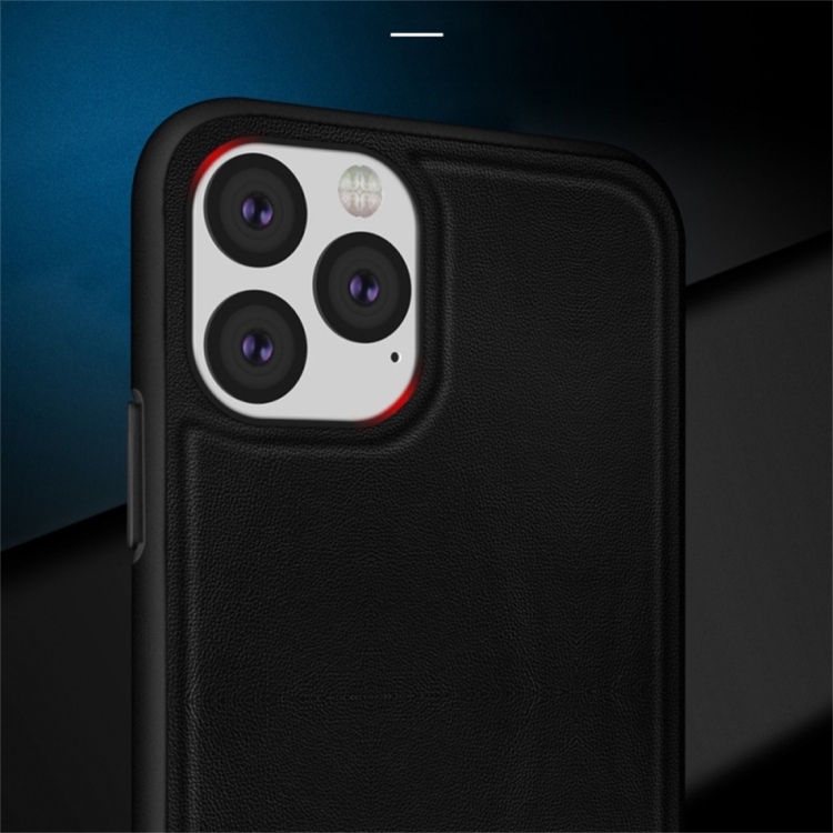 For iPhone 11 Pro Max (6.5 inch) RAIGOR INVERSE CHRIS Series PU Splicing Stitch Protective Case(Black) For iPhone 11 Pro Max (6.5 inch) RAIGOR INVERSE CHRIS Series PU Splicing Stitch Protective Case(Black)