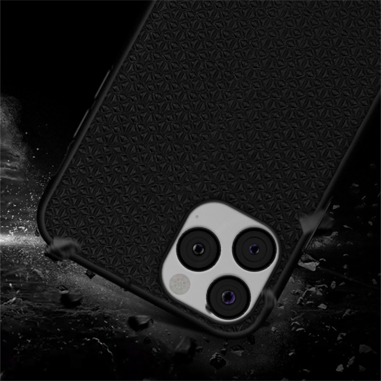 For iPhone 11 RAIGOR INVERSE PARKER Geometric Texture Pattern Protective Case(Black) For iPhone 11 RAIGOR INVERSE PARKER Geometric Texture Pattern Protective Case(Black)