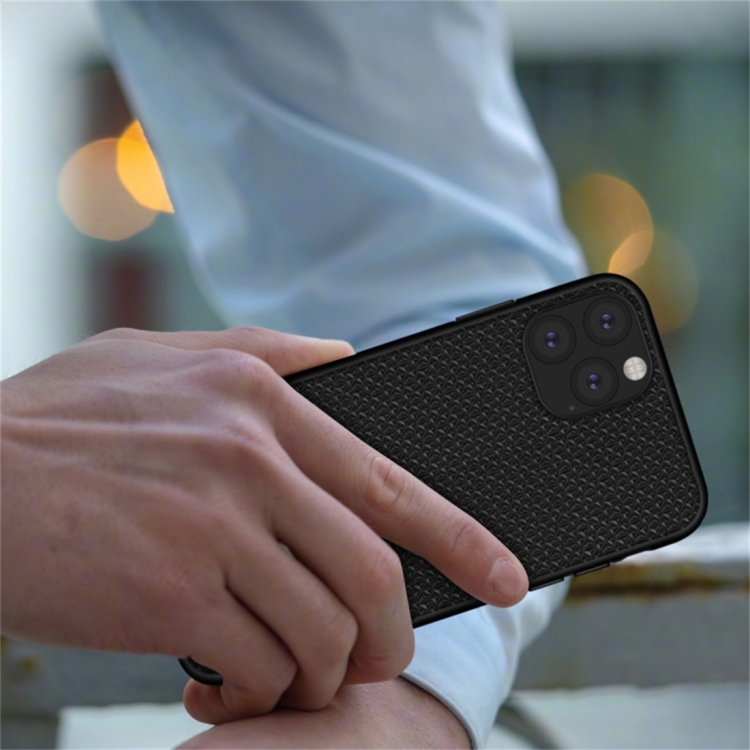 For iPhone 11 RAIGOR INVERSE PARKER Geometric Texture Pattern Protective Case(Black) For iPhone 11 RAIGOR INVERSE PARKER Geometric Texture Pattern Protective Case(Black)