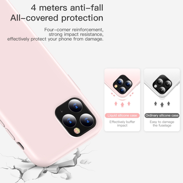 For iPhone 11 Pro Max TOTUDESIGN Liquid Silicone Dropproof Coverage Case(Green) For iPhone 11 Pro Max TOTUDESIGN Liquid Silicone Dropproof Coverage Case(Green)