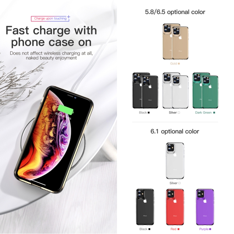 For iPhone 11 Pro Max TOTUDESIGN Clear Crystal Series Metal + PC Protective Case(Silver) For iPhone 11 Pro Max TOTUDESIGN Clear Crystal Series Metal + PC Protective Case(Silver)