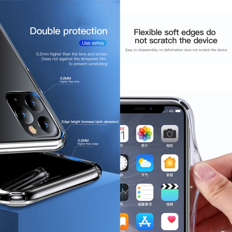 For iPhone 11 Pro Max TOTUDESIGN Fairy Series TPU+ Acrylic Protective Case For iPhone 11 Pro Max TOTUDESIGN Fairy Series TPU+ Acrylic Protective Case