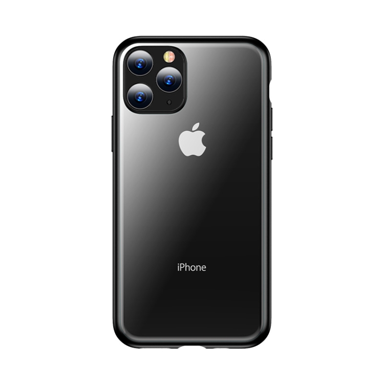For iPhone 11 Pro Max TOTUDESIGN Concise Series Shockproof Electroplating TPU Protective Case(Black) For iPhone 11 Pro Max TOTUDESIGN Concise Series Shockproof Electroplating TPU Protective Case(Black)