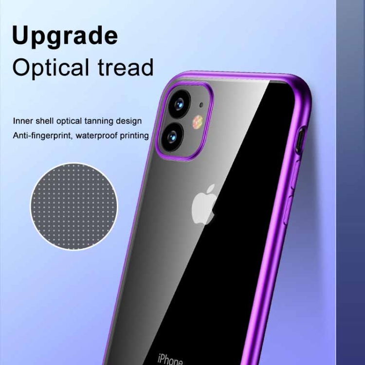 For iPhone 11 Pro Max TOTUDESIGN Concise Series Shockproof Electroplating TPU Protective Case(Black) For iPhone 11 Pro Max TOTUDESIGN Concise Series Shockproof Electroplating TPU Protective Case(Black)