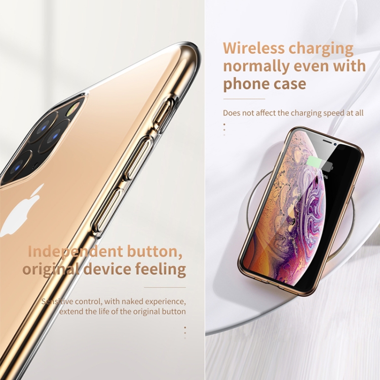 For iPhone 11 Pro Max TOTUDESIGN Shockproof Transparent TPU Protective Case For iPhone 11 Pro Max TOTUDESIGN Shockproof Transparent TPU Protective Case