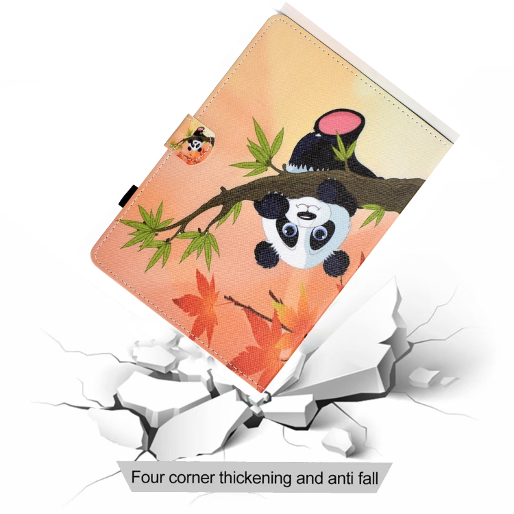 For iPad Pro 11 2018 Colored Drawing Stitching Horizontal Flip Leather Case, with Holder & Card Slots(Panda) For iPad Pro 11 2018 Colored Drawing Stitching Horizontal Flip Leather Case, with Holder & Card Slots(Panda)