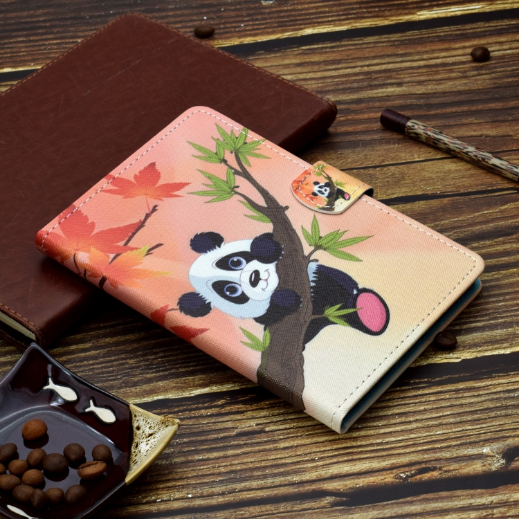 For iPad Pro 11 2018 Colored Drawing Stitching Horizontal Flip Leather Case, with Holder & Card Slots(Panda) For iPad Pro 11 2018 Colored Drawing Stitching Horizontal Flip Leather Case, with Holder & Card Slots(Panda)