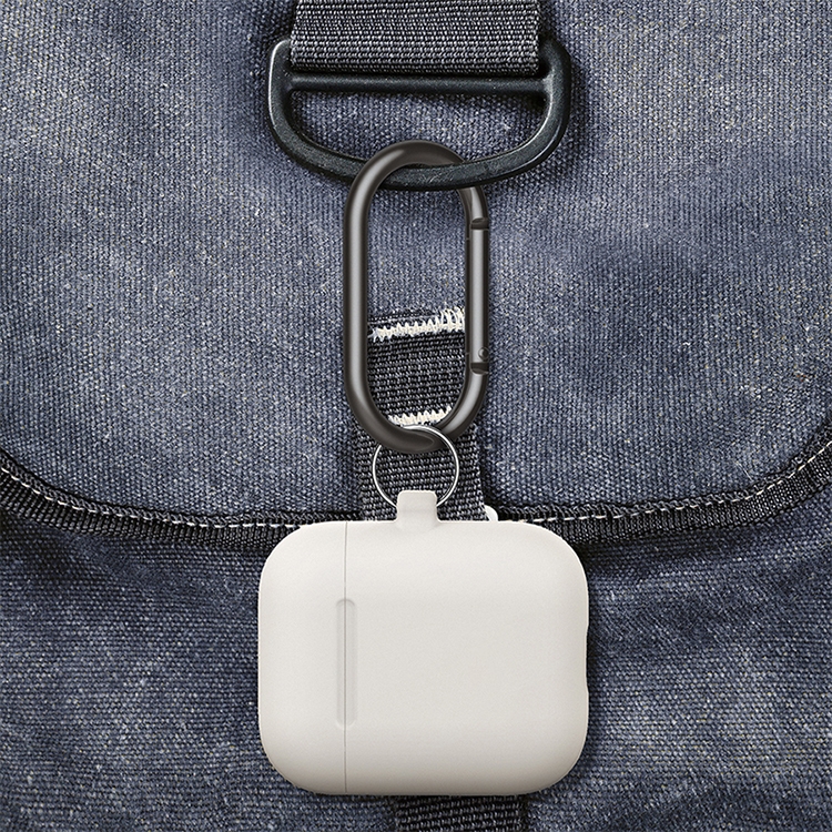 Anti-fall Silicone Charging Box Protective Case with Carabiner for AirPods 2(Lanvender) Anti-fall Silicone Charging Box Protective Case with Carabiner for AirPods 2(Lanvender)