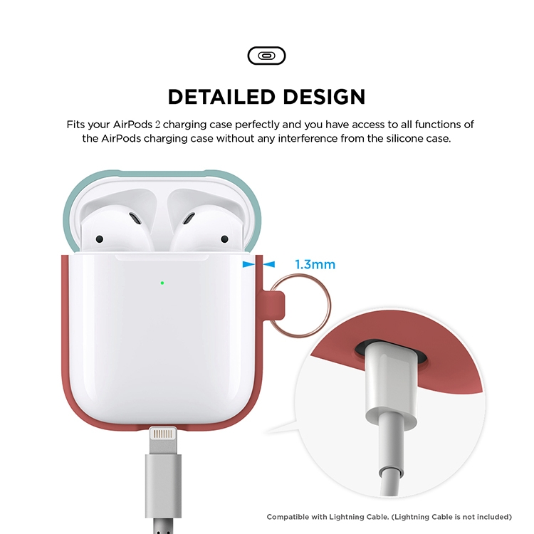 Anti-fall Silicone Charging Box Protective Case with Carabiner and Replaceable cap for AirPods 2(Wine Red) Anti-fall Silicone Charging Box Protective Case with Carabiner and Replaceable cap for AirPods 2(Wine Red)