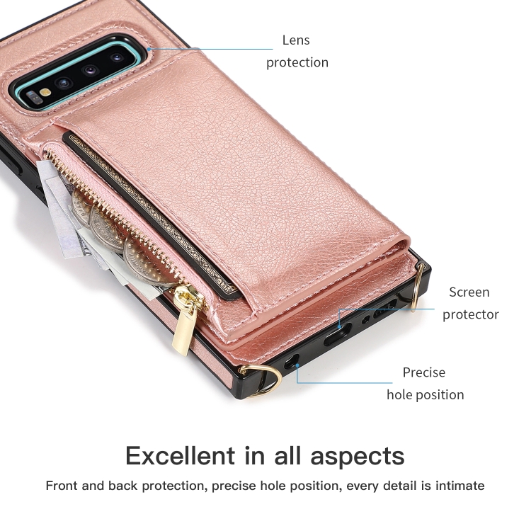 Screen Protectors Samsung S10 Plus Leather Case Galaxy S10+ Plus