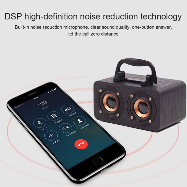 FT-4002 Wooden Wireless Bluetooth Portable Retro Subwoofer Speakers, Support TF card & USB MP3 Playback(Red Wood Grain) FT-4002 Wooden Wireless Bluetooth Portable Retro Subwoofer Speakers, Support TF card & USB MP3 Playback(Red Wood Grain)