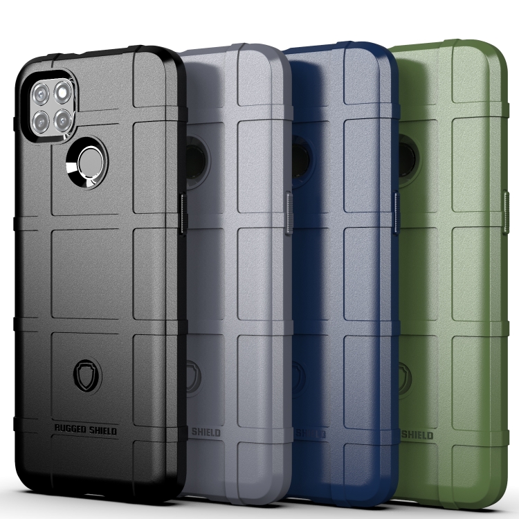 For Motorola Moto G9 Power Full Coverage Shockproof TPU Case(Army