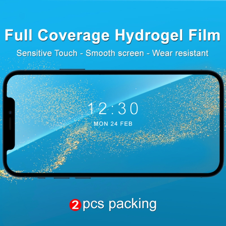 2 PCS IMAK Hydrogel Film III Full Coverage Screen Protector For iPhone 12 / 12 Pro 2 PCS IMAK Hydrogel Film III Full Coverage Screen Protector For iPhone 12 / 12 Pro
