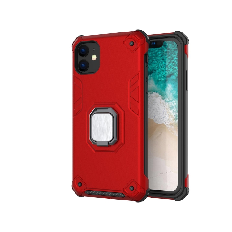 For iPhone 11 Pro Ultra-Thin 2-in-1 TPU+PC Transcendental Armor Vehicle-Mounted Support Case(Red) For iPhone 11 Pro Ultra-Thin 2-in-1 TPU+PC Transcendental Armor Vehicle-Mounted Support Case(Red)