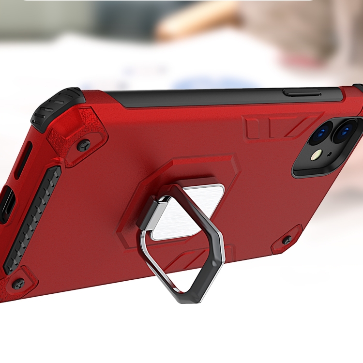 For iPhone 11 Pro Ultra-Thin 2-in-1 TPU+PC Transcendental Armor Vehicle-Mounted Support Case(Red) For iPhone 11 Pro Ultra-Thin 2-in-1 TPU+PC Transcendental Armor Vehicle-Mounted Support Case(Red)