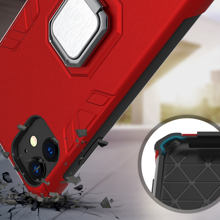 For iPhone 11 Pro Ultra-Thin 2-in-1 TPU+PC Transcendental Armor Vehicle-Mounted Support Case(Red) For iPhone 11 Pro Ultra-Thin 2-in-1 TPU+PC Transcendental Armor Vehicle-Mounted Support Case(Red)