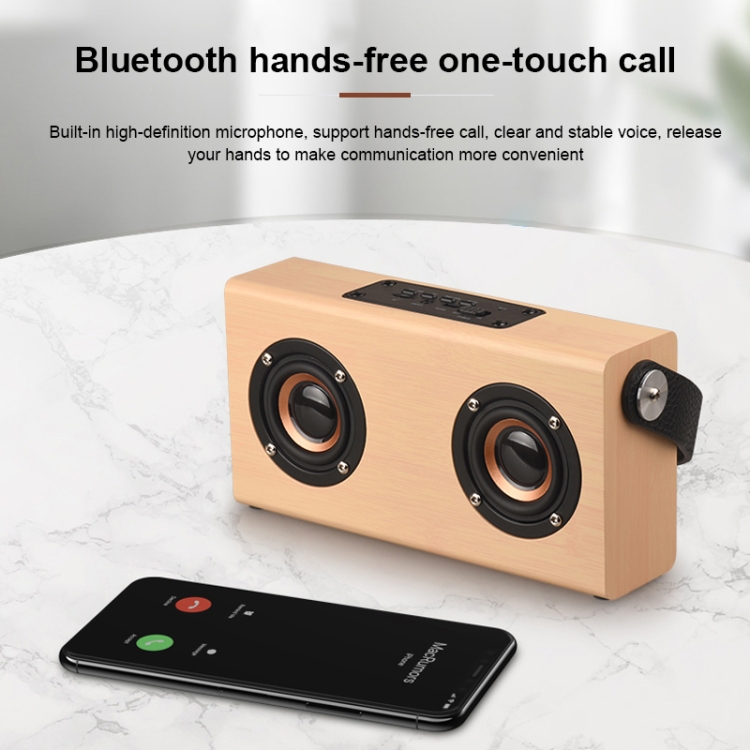 D10 Bluetooth 4.2 Portable Wooden Handheld Bluetooth Speaker(Red Wood Texture) D10 Bluetooth 4.2 Portable Wooden Handheld Bluetooth Speaker(Red Wood Texture)
