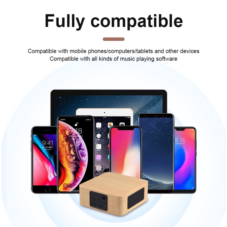 Q1A Bluetooth 4.2 Mini Wooden Double Horns Bluetooth Speaker(Yellow Wood Texture) Q1A Bluetooth 4.2 Mini Wooden Double Horns Bluetooth Speaker(Yellow Wood Texture)